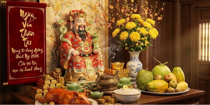 Lưu ý số đẹp cho giấc mơ Thần Tài vào nhà